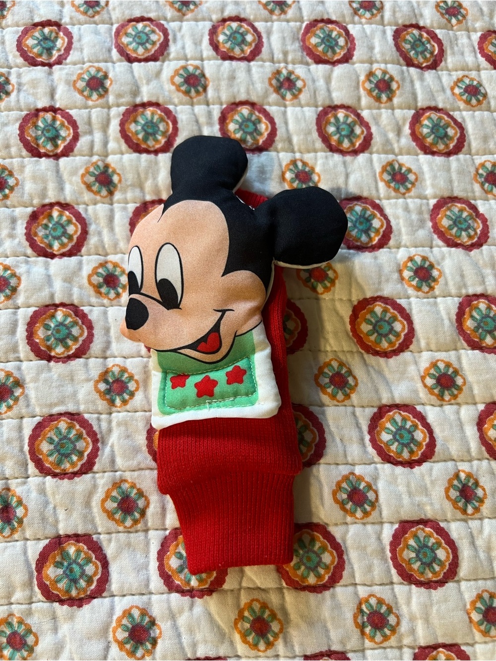 Vintage 88’ Mickey Mouse Playskool Foot Jingles Baby Toy